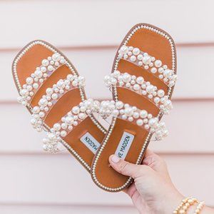 Pearl Steve Madden Slide Sandals